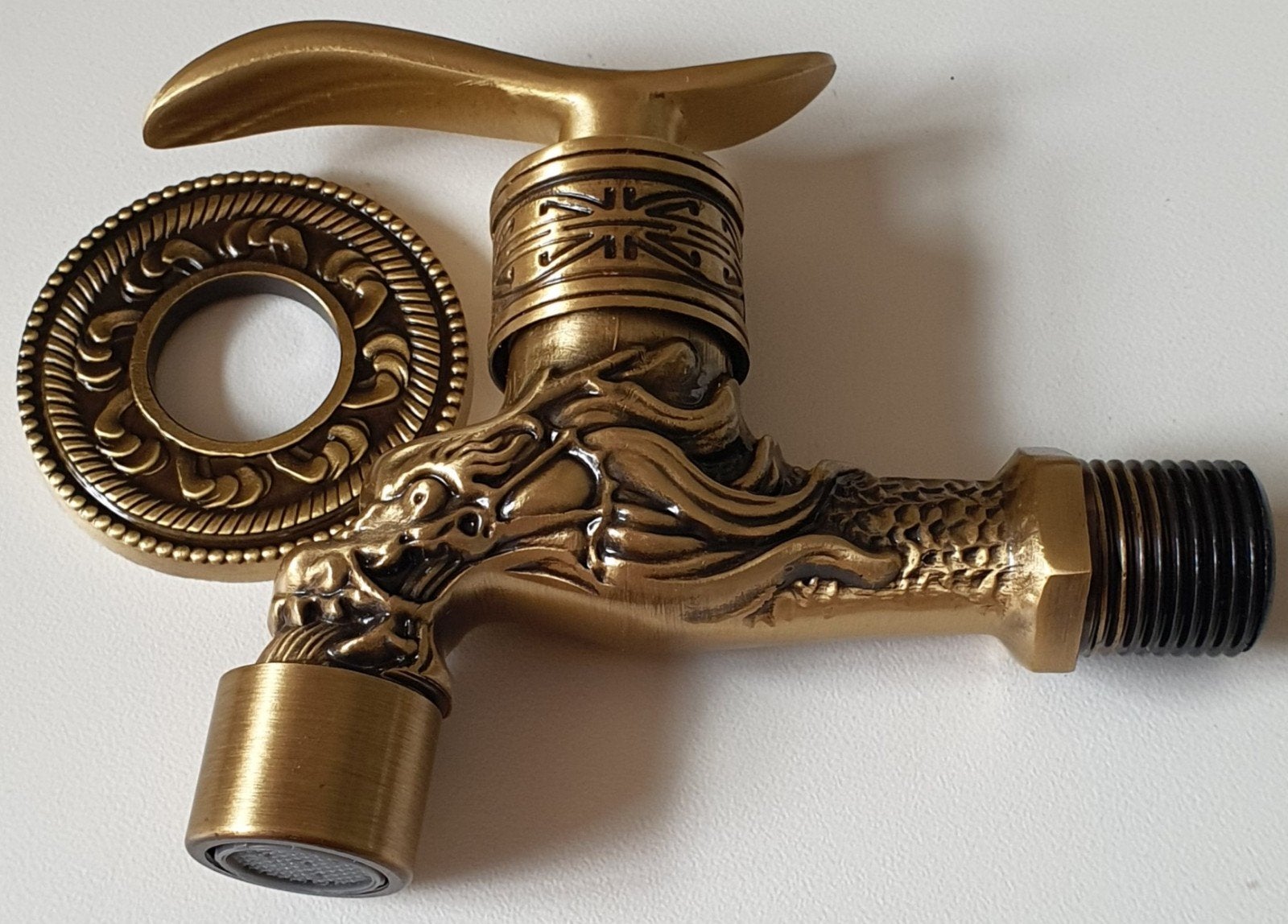 Messing wandmontage kraan compleet, Ophalen of Verzenden, Nieuw, Kraan