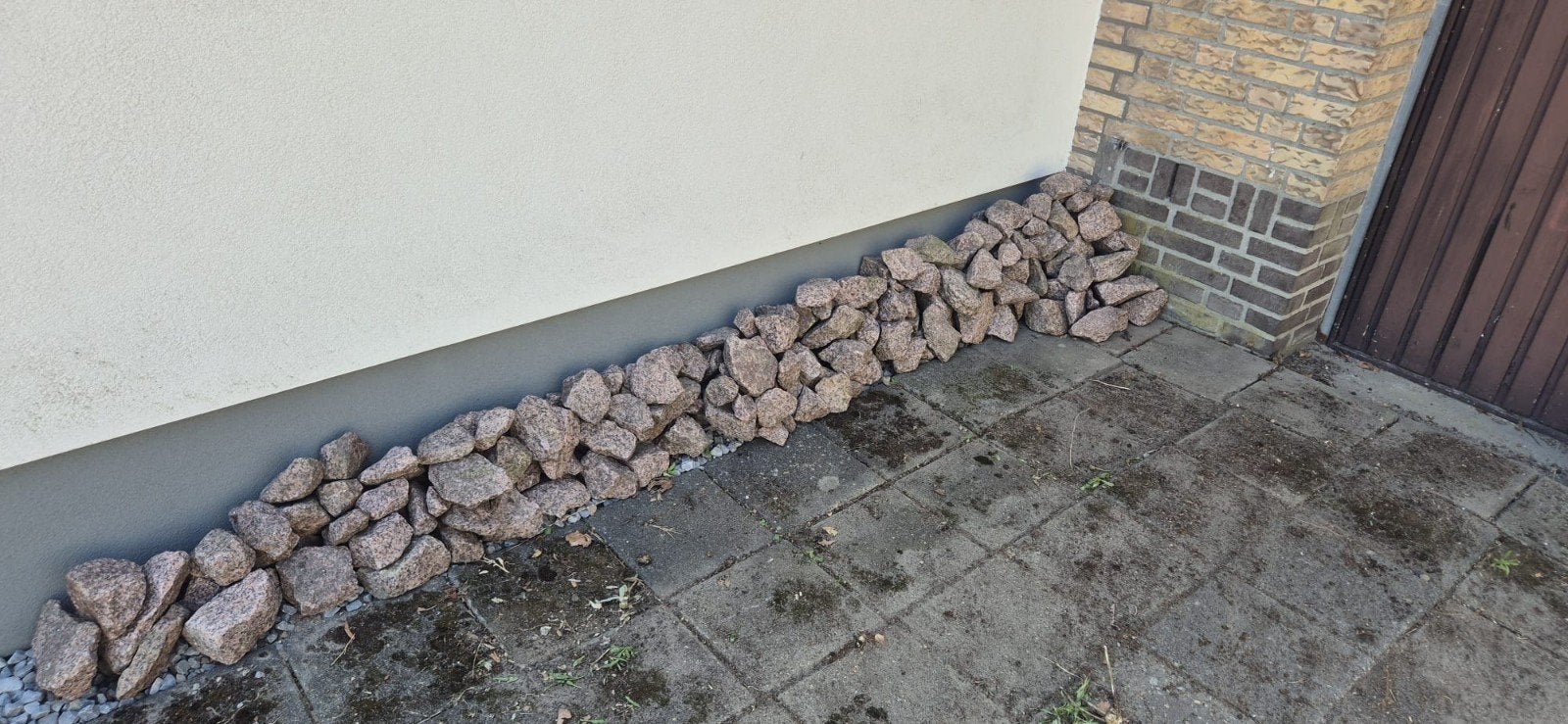 Sierkeien voor tuin of decoratie, Ophalen, Gebruikt, Graniet, Bruin