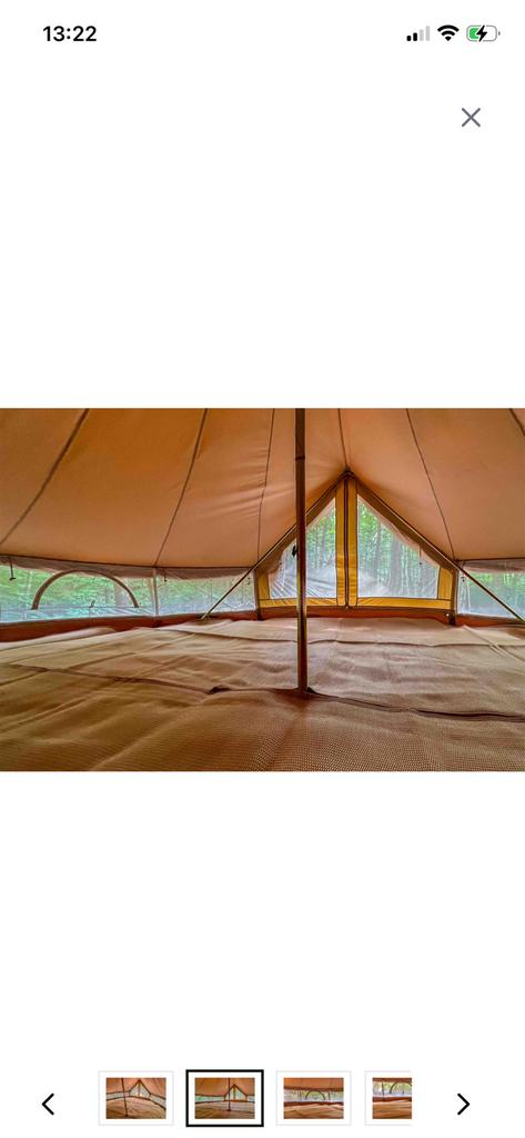 Canvascamp MAT halve cirkel 500 - v Sibley bell tent 500, Ophalen of Verzenden, Zo goed als nieuw
