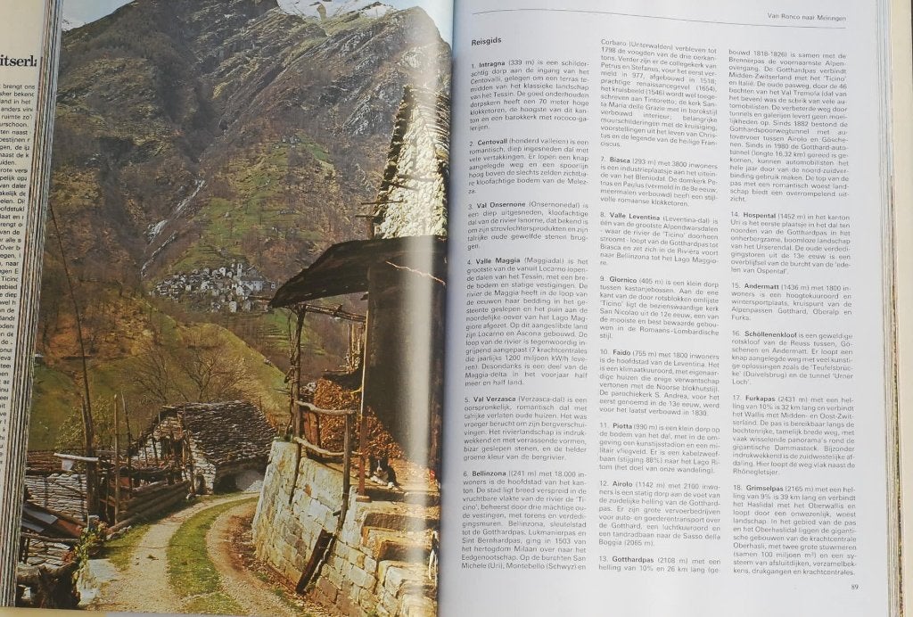 Zwitserland - Grote Reis-Encyclopedie van Europa jaren 80, Boeken, Overige merken, Europa, Ophalen of Verzenden, Zo goed als nieuw