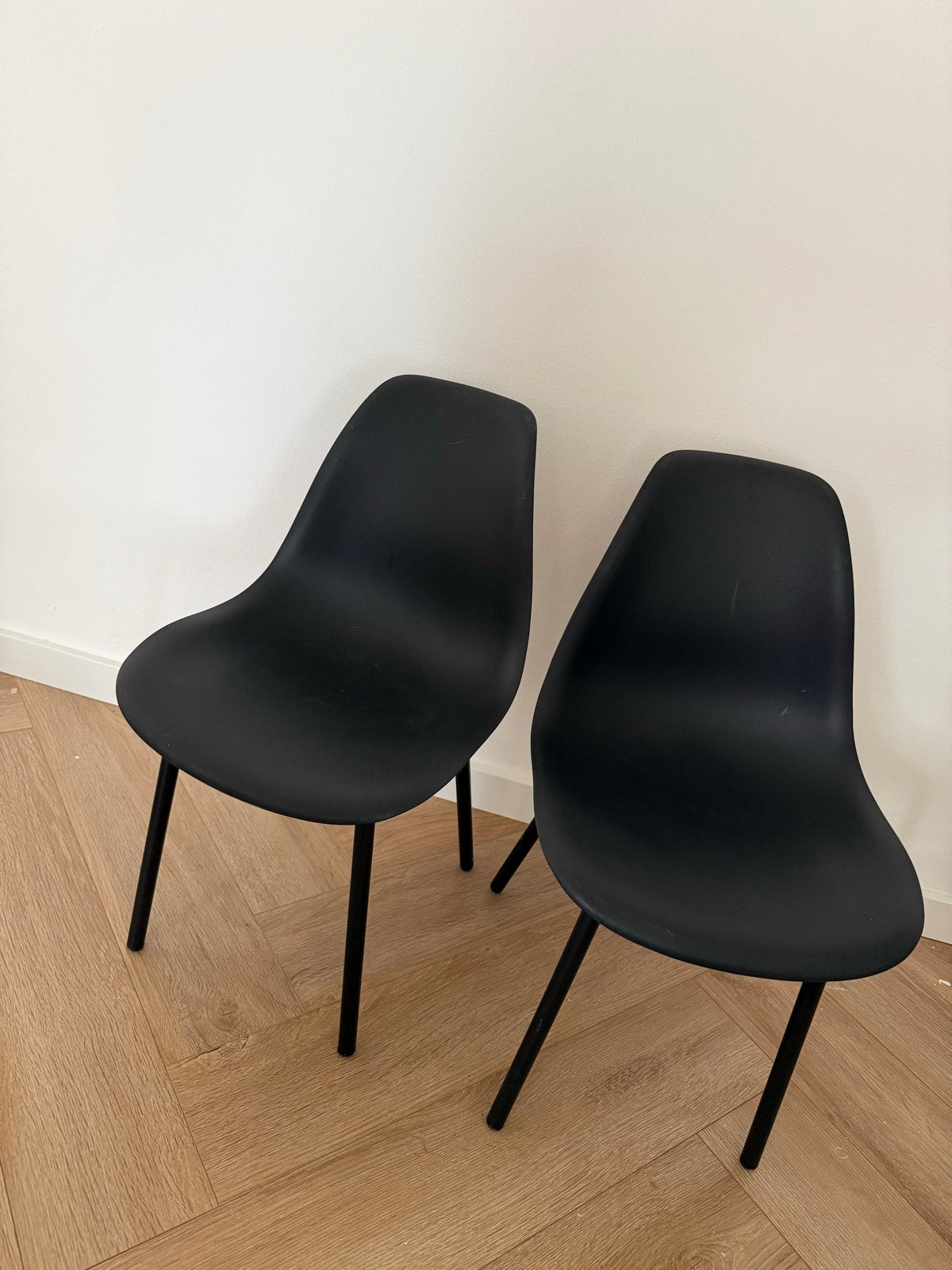 2x Kwantum JIP Kinderstoeltjes Zwart, Ophalen, Kunststof, Gebruikt, Twee
