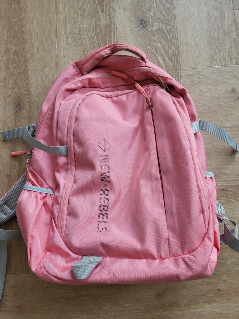 Roze rugzak, Sieraden, Tassen en Uiterlijk, Tassen | Rugtassen, Gebruikt, Overige merken, 25 tot 40 cm, 30 tot 45 cm, Ophalen