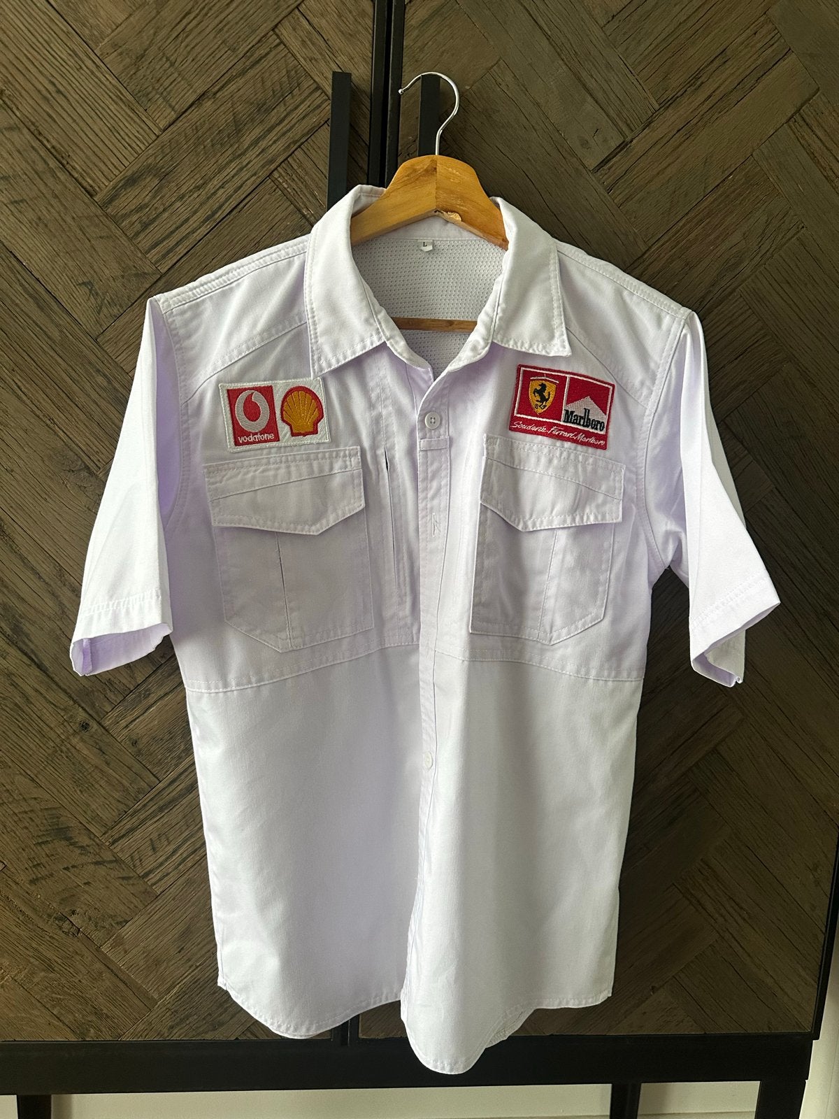 Ferrari and BMW Formula 1 Utility Shirt, Ophalen, Zo goed als nieuw, Meerkleurig, Overige halswijdtes