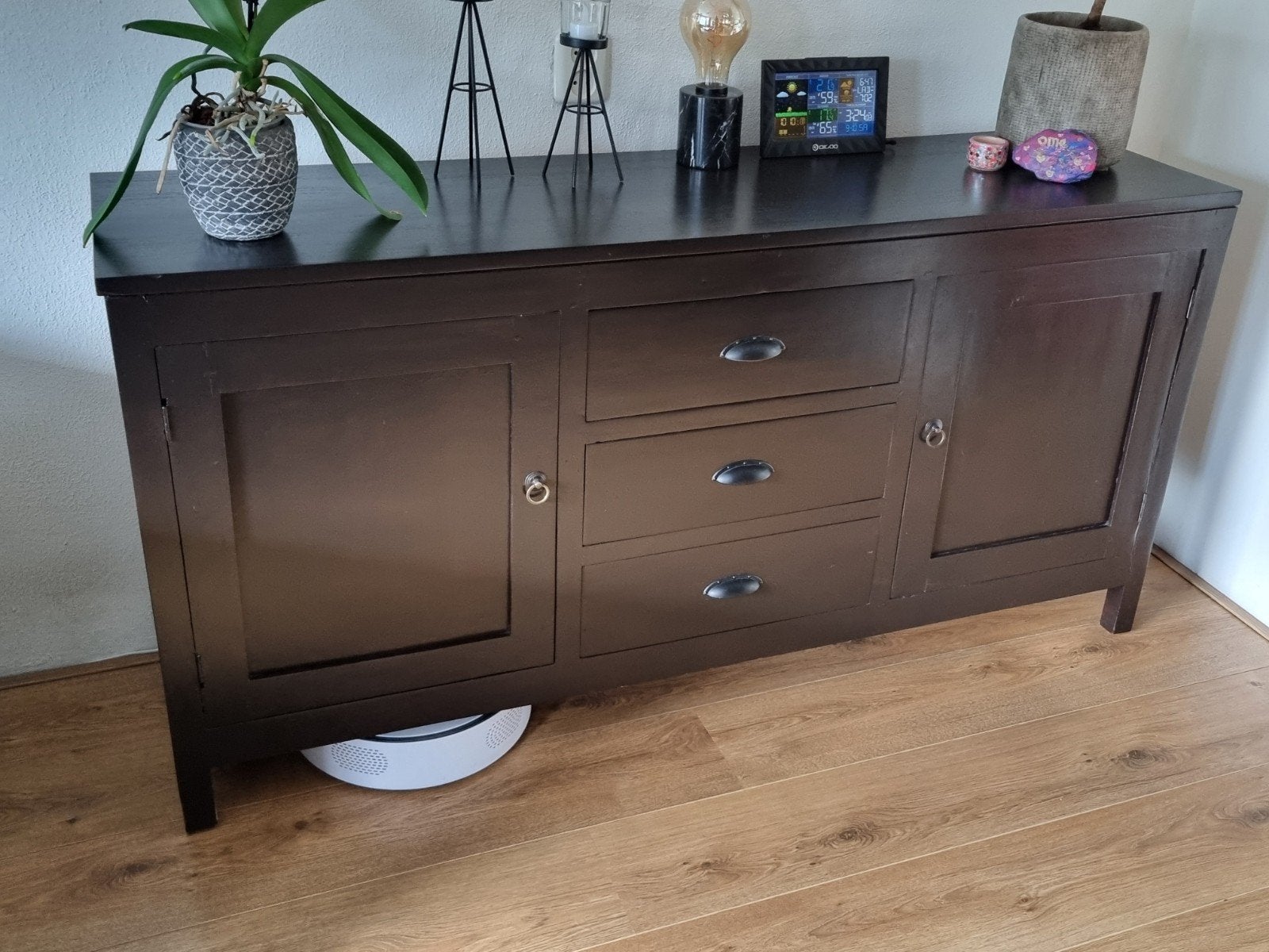 Gebruikt dressoir - 151x40,5x75,5 cm, Ophalen, Gebruikt, Met lade(s), 150 tot 200 cm