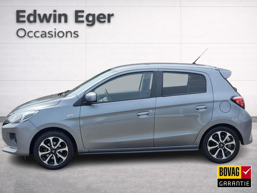 Mitsubishi Space Star 1.2 Intense | Automaat | MultiMedia |, 12 maanden, Stof, Gebruikt, Bedrijf
