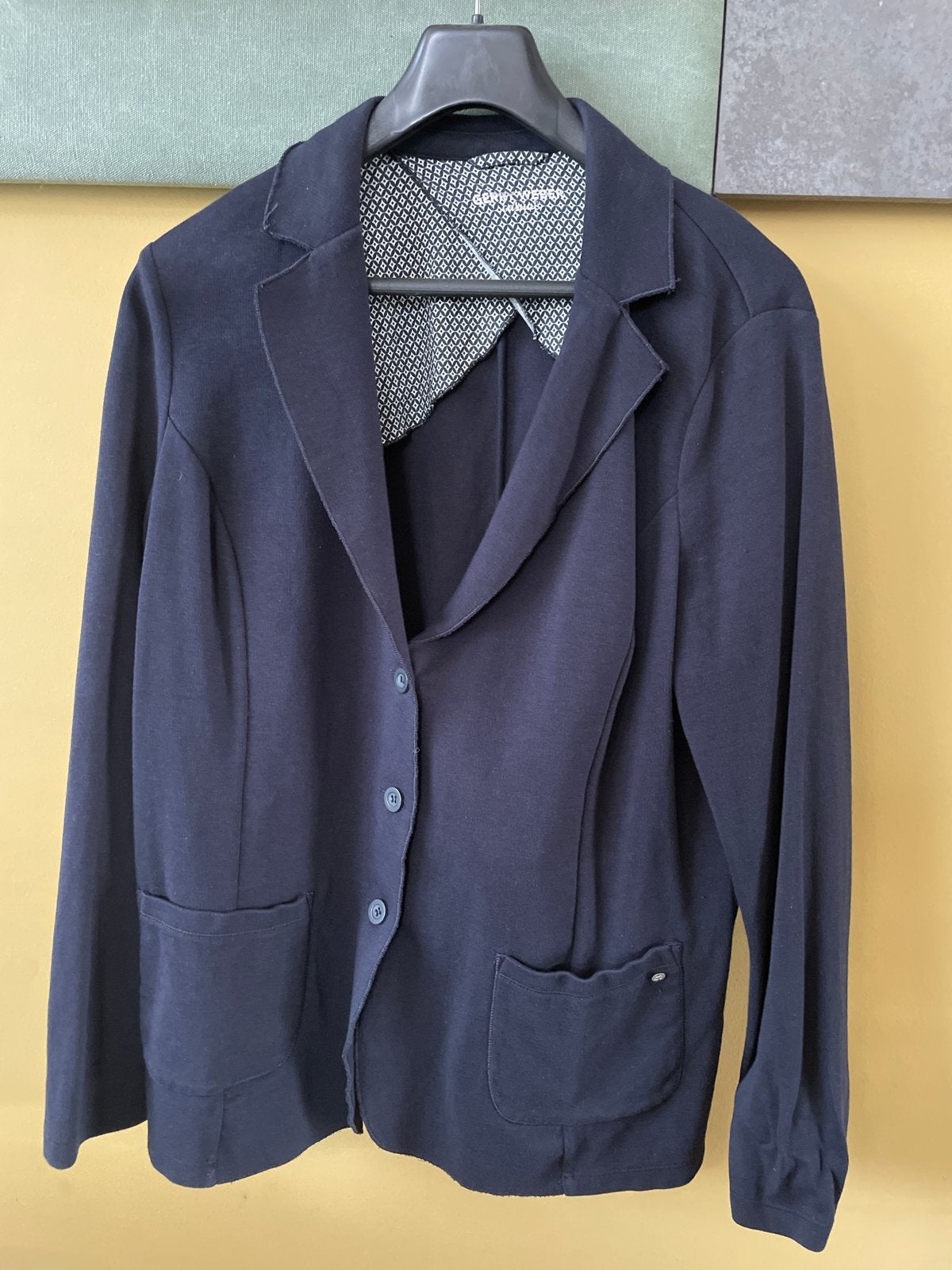 Gerry Weber Jasje Maat 46 - Donkerblauw, Blauw, Maat 46/48 (XL) of groter, Ophalen of Verzenden, Jasje
