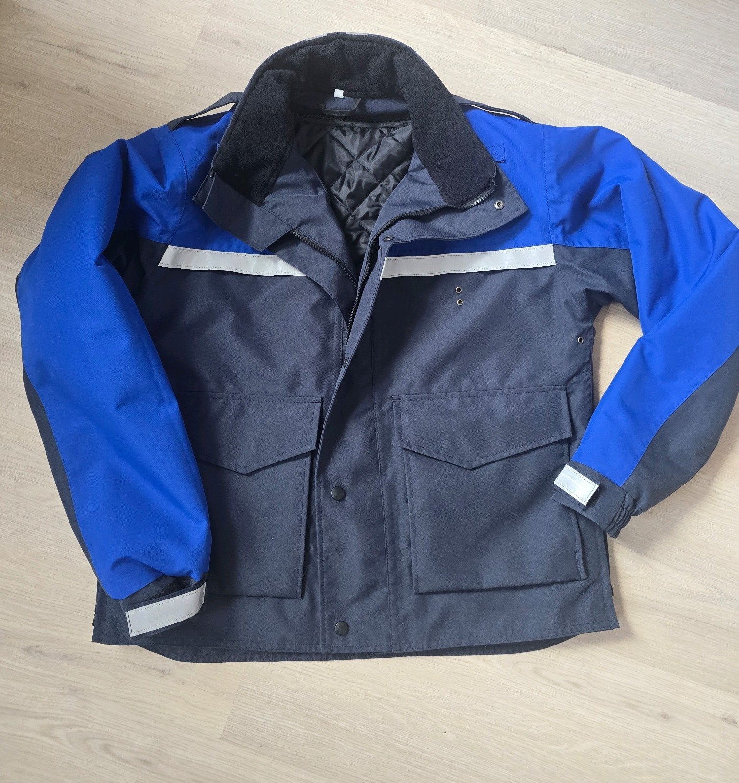 Handhaving winterjas maat M, Ophalen of Verzenden, Zo goed als nieuw, Maat 48/50 (M), Blauw