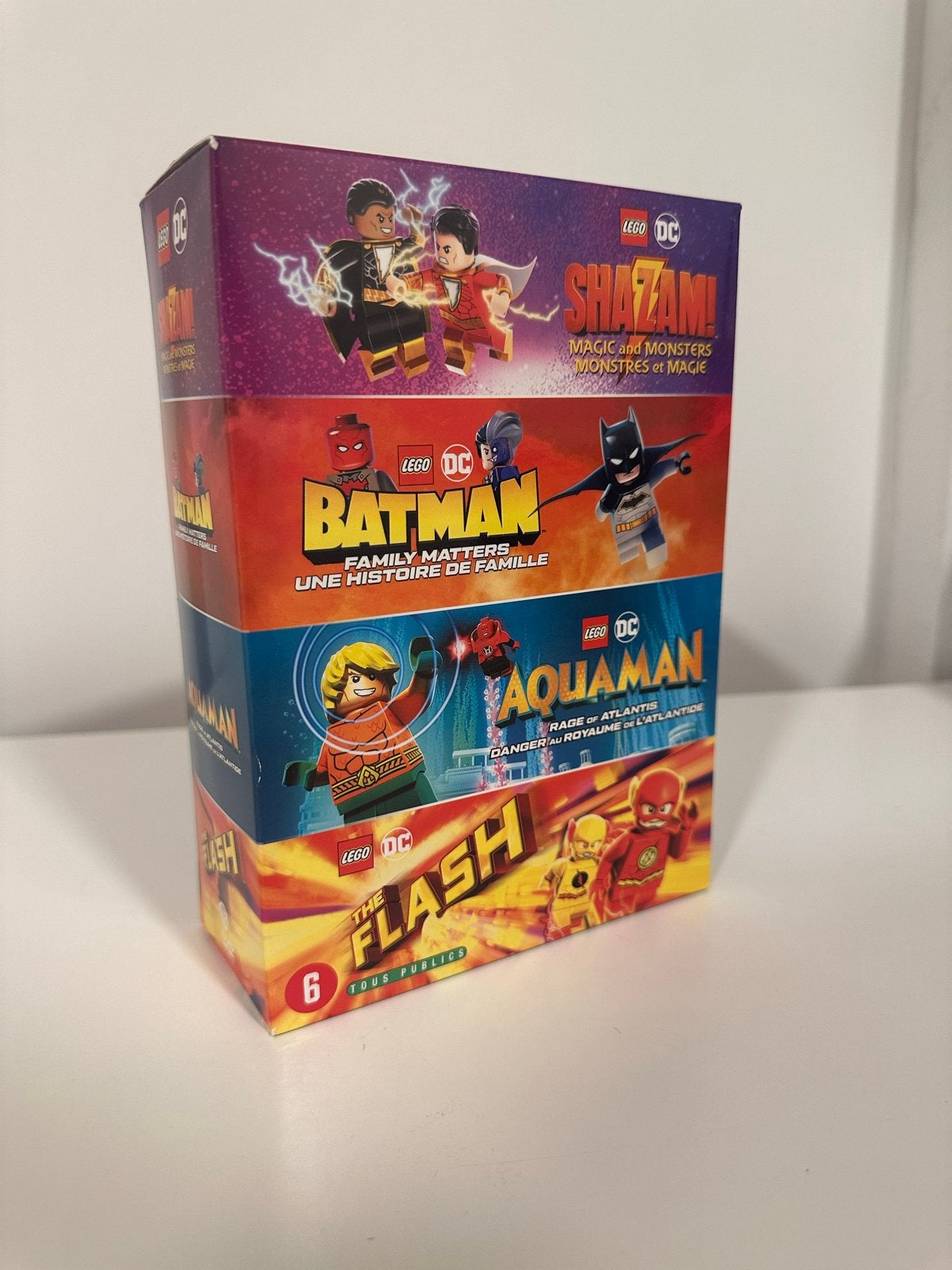 LEGO DC Super Heroes 4-film collectie (Shazam, Batman, Flash, Engels, Animatie, Verzamelbox, Nederlands