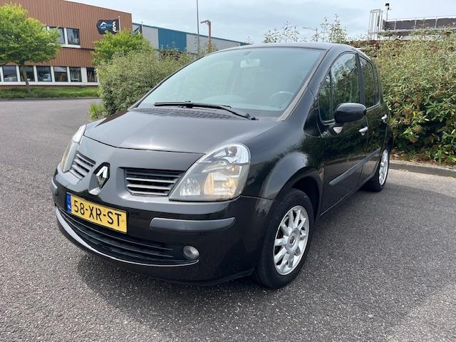 Renault Modus 1.4 16V 72KW E4 2007 Zwart, Auto's, Renault, Particulier, Modus, Airconditioning, Centrale vergrendeling, Elektrische ramen