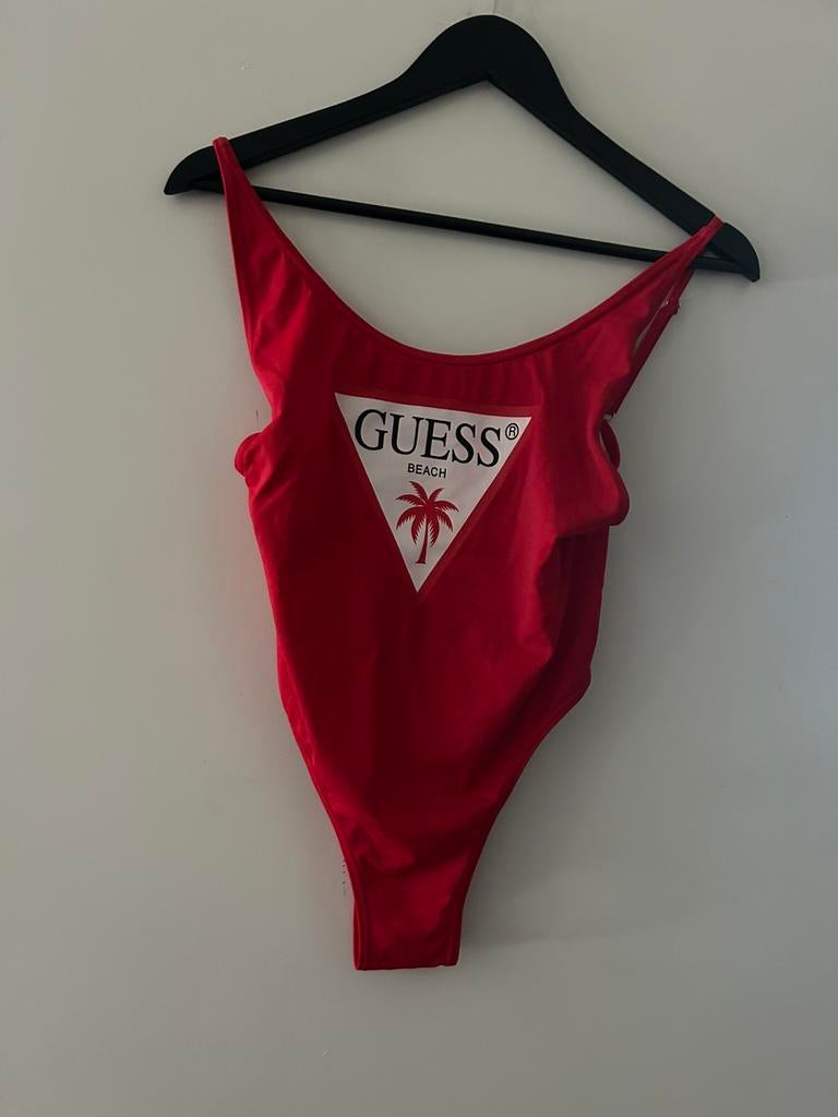 Guess badpak rood, maat M, Ophalen of Verzenden, Nieuw, Rood, Badpak