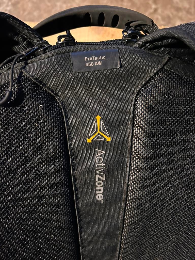 Lowepro ProTactic 450, erg netjes, gratis thuisbezorgd!, Ophalen of Verzenden, Zo goed als nieuw, Rugtas, Lowepro