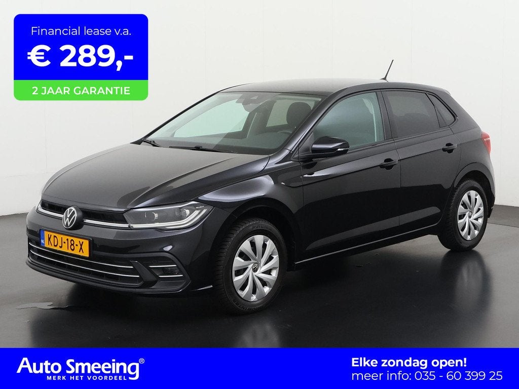 Volkswagen Polo 1.0 TSI Style DSG | 110PK | Stoelverwarming, Auto's, 12 maanden, Stof, Gebruikt, Automatische klimaatregeling