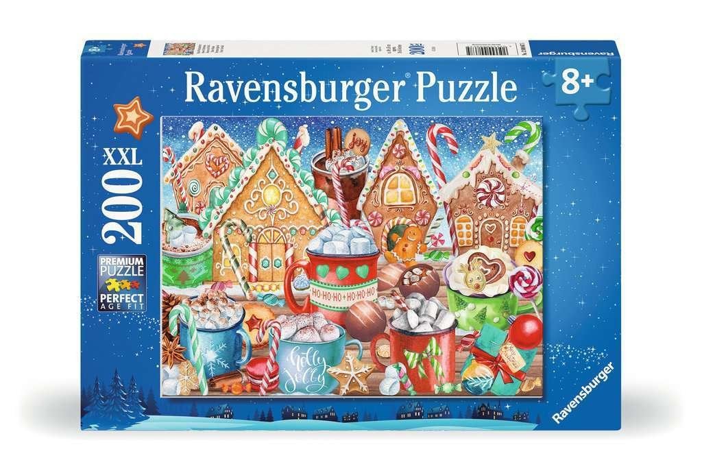 Ravensburger: Candy Canes and Cocoa 200 xxl stukjes, ., Nieuw, ., 6 jaar of ouder