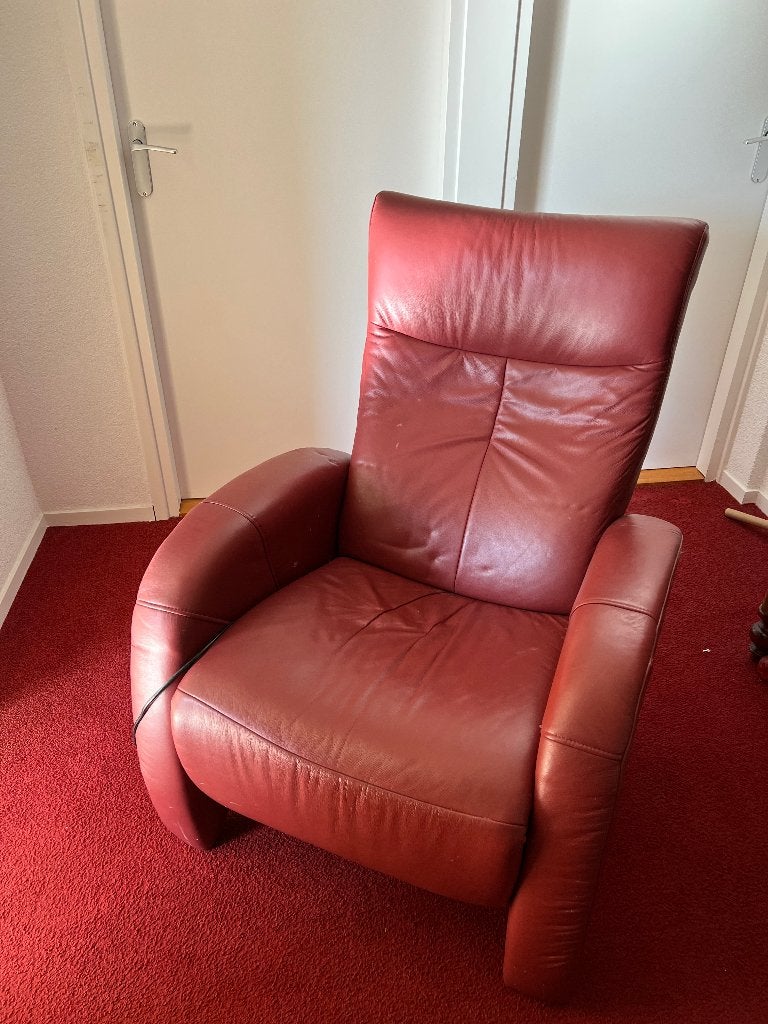 Gratis Relax stoel, Ophalen, Gebruikt, 50 tot 75 cm, Leer