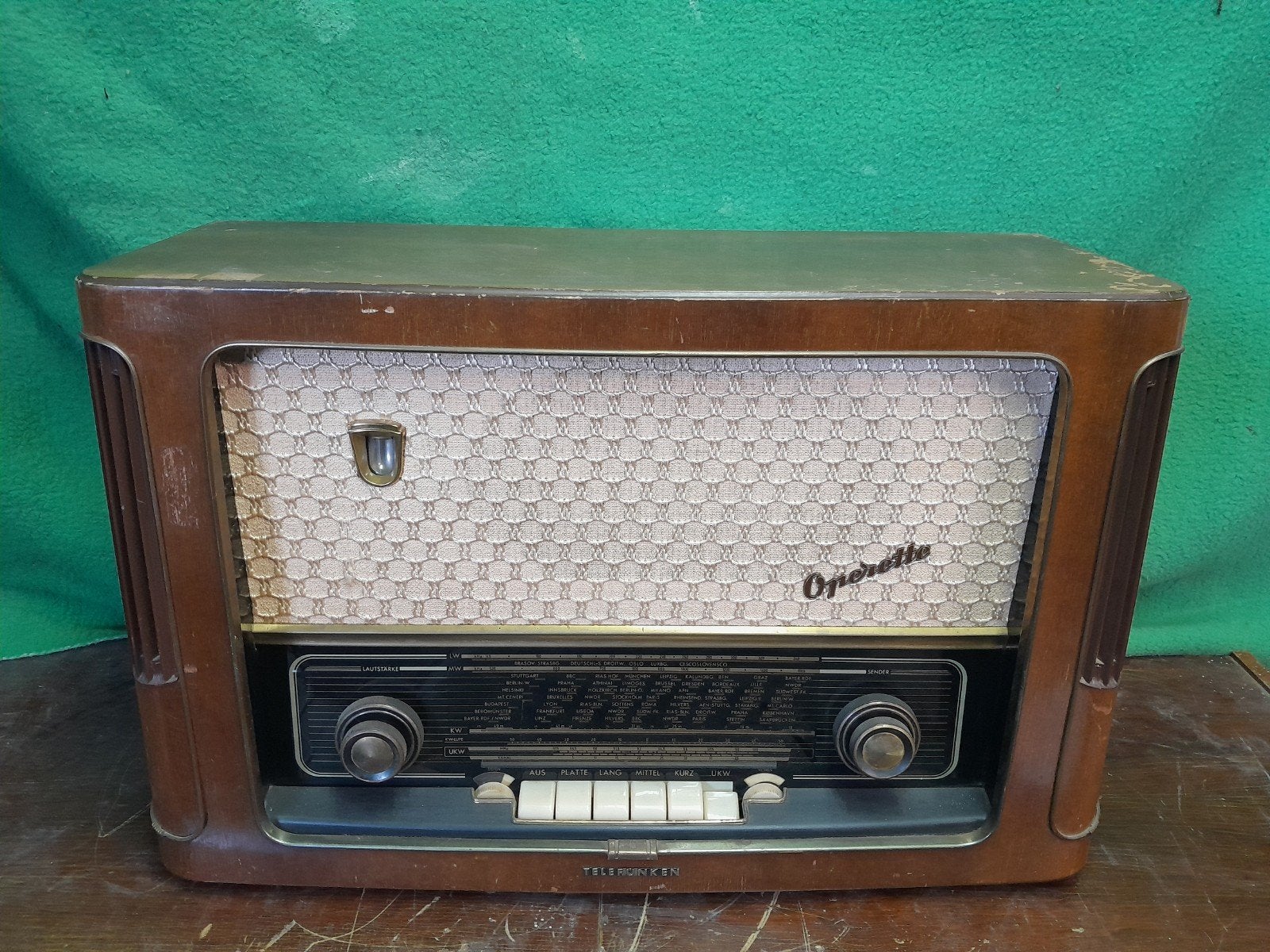 Telefunken operette 6 buizenradio, Ophalen of Verzenden