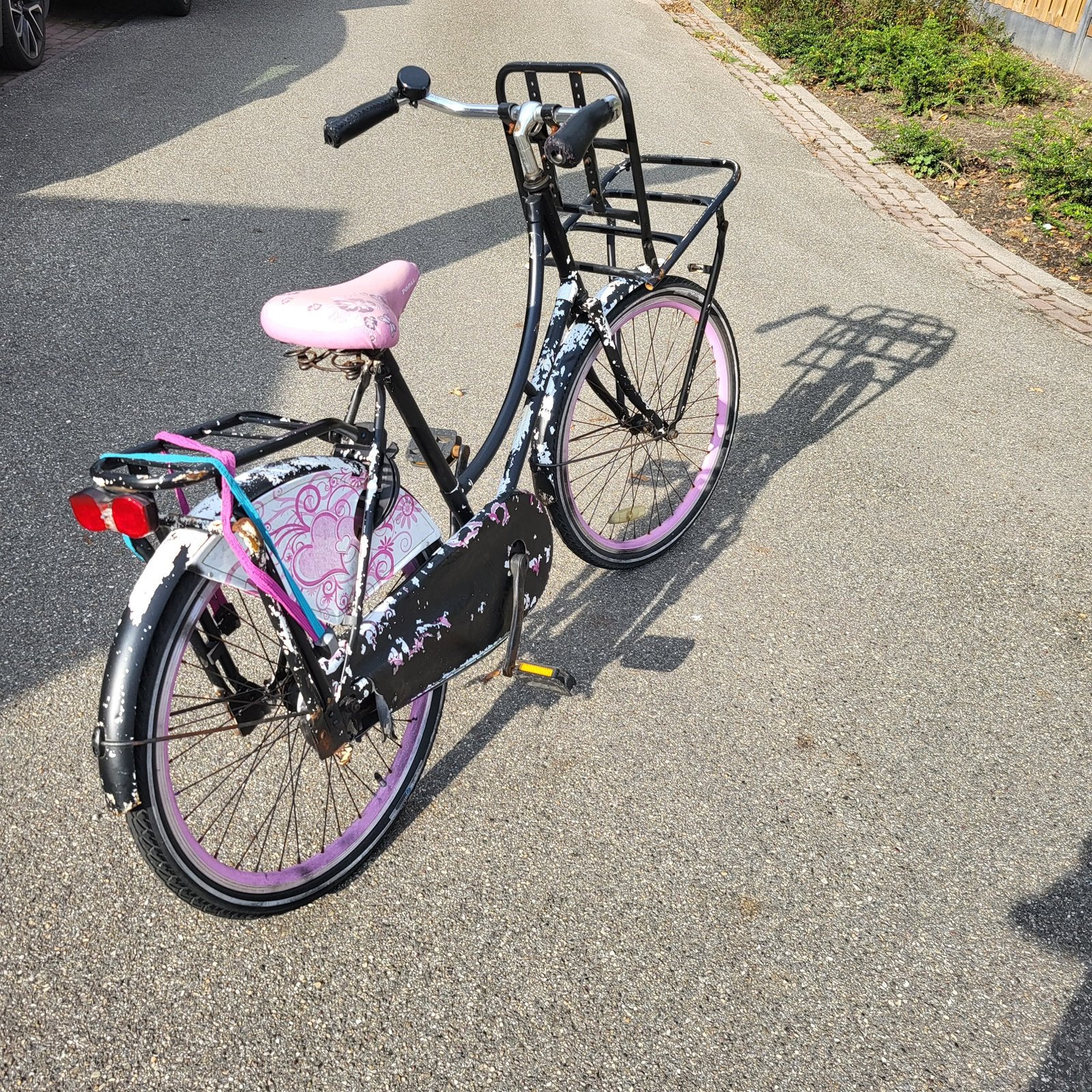 Meisjesfiets 26 inch, Fietsen en Brommers, Terugtraprem, Gebruikt, Handrem, Ophalen