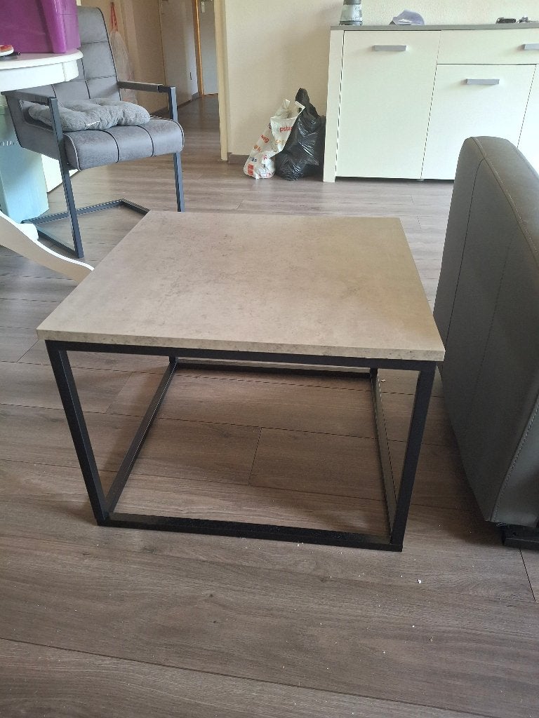 Salontafeltje, Ophalen, Overige materialen, 50 tot 100 cm, Vierkant