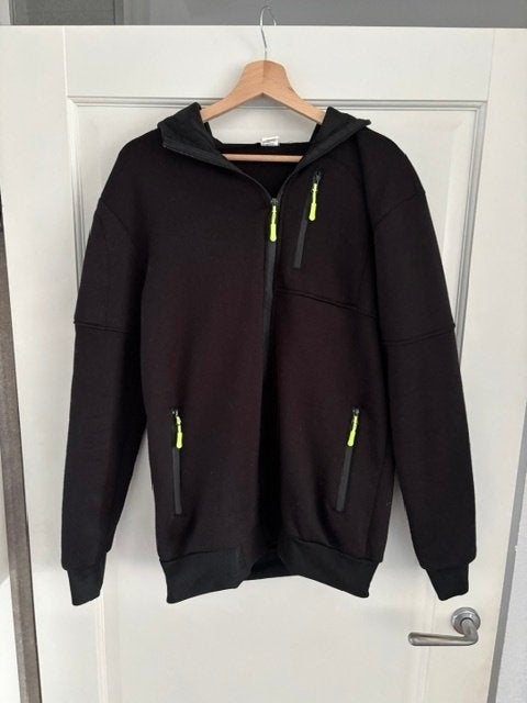 Zwarte tussenjas/vest, maat M, Kleding | Heren, Onbekend, Maat 48/50 (M), Zwart, Ophalen of Verzenden