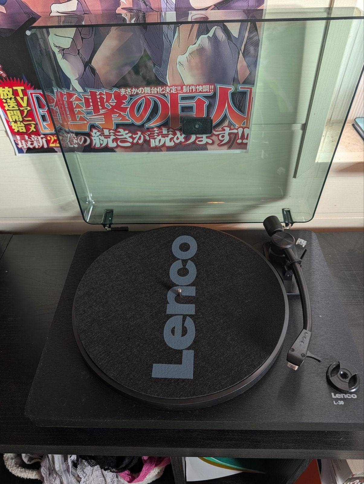 Lenco L-30 Platenspeler met USB-aansluiting, Audio, Tv en Foto, Platenspelers, Zo goed als nieuw, Platenspeler, Overige merken