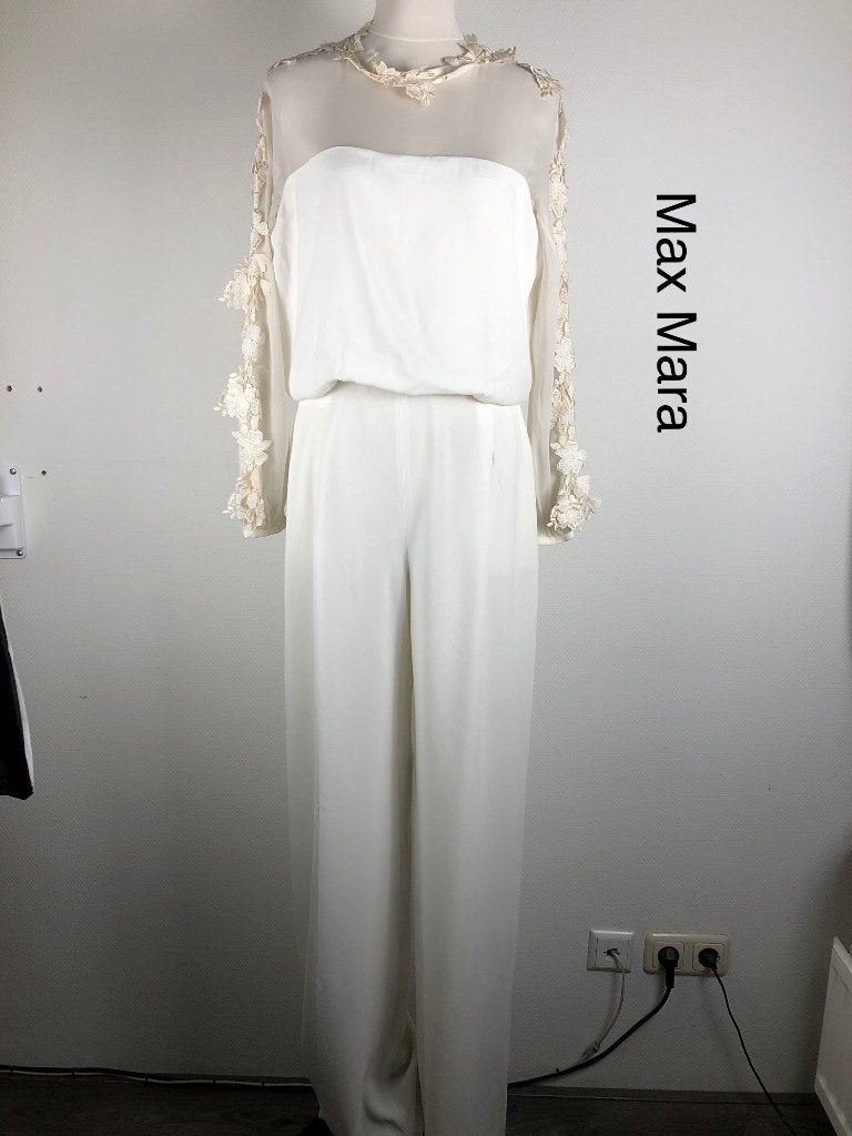 Max Mara Jumpsuit  (mt: 40) Nieuw 24,2/7776, Kleding | Dames, Maat 38/40 (M), Wit, Max Mara, Max Mara