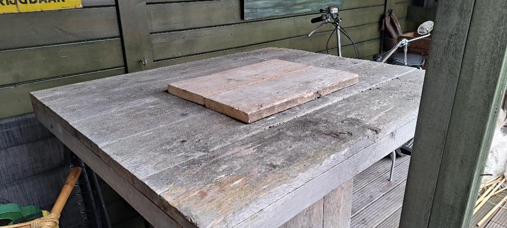Biertafel Steigerhout, Ophalen, Gebruikt, Rechthoekig, Hout