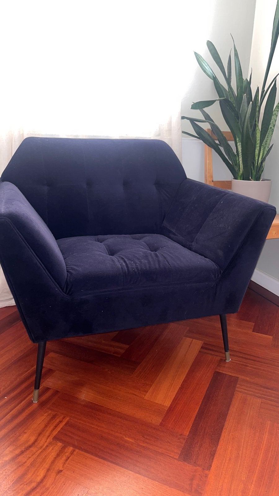 Dutchbone fauteuil, Ophalen, 75 tot 100 cm, Zo goed als nieuw, Stof