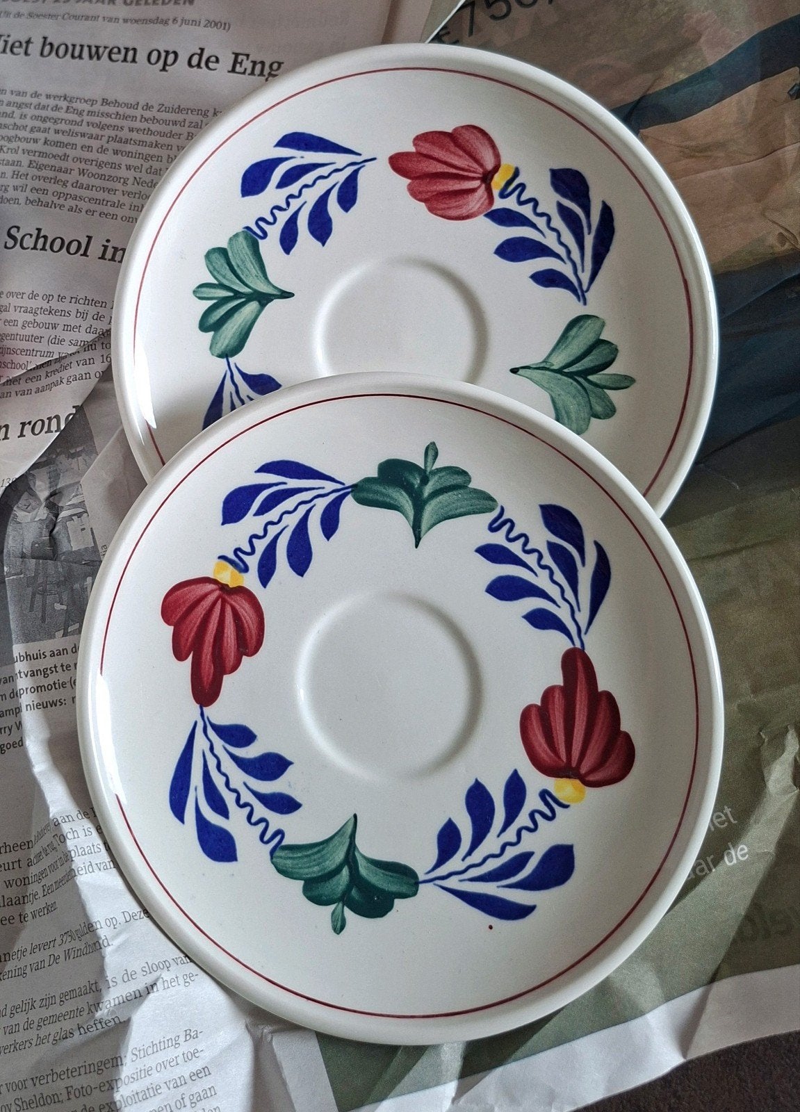 2 boerenbond schaaltjes, Ophalen of Verzenden, Overige stijlen, Schaal of Schalen