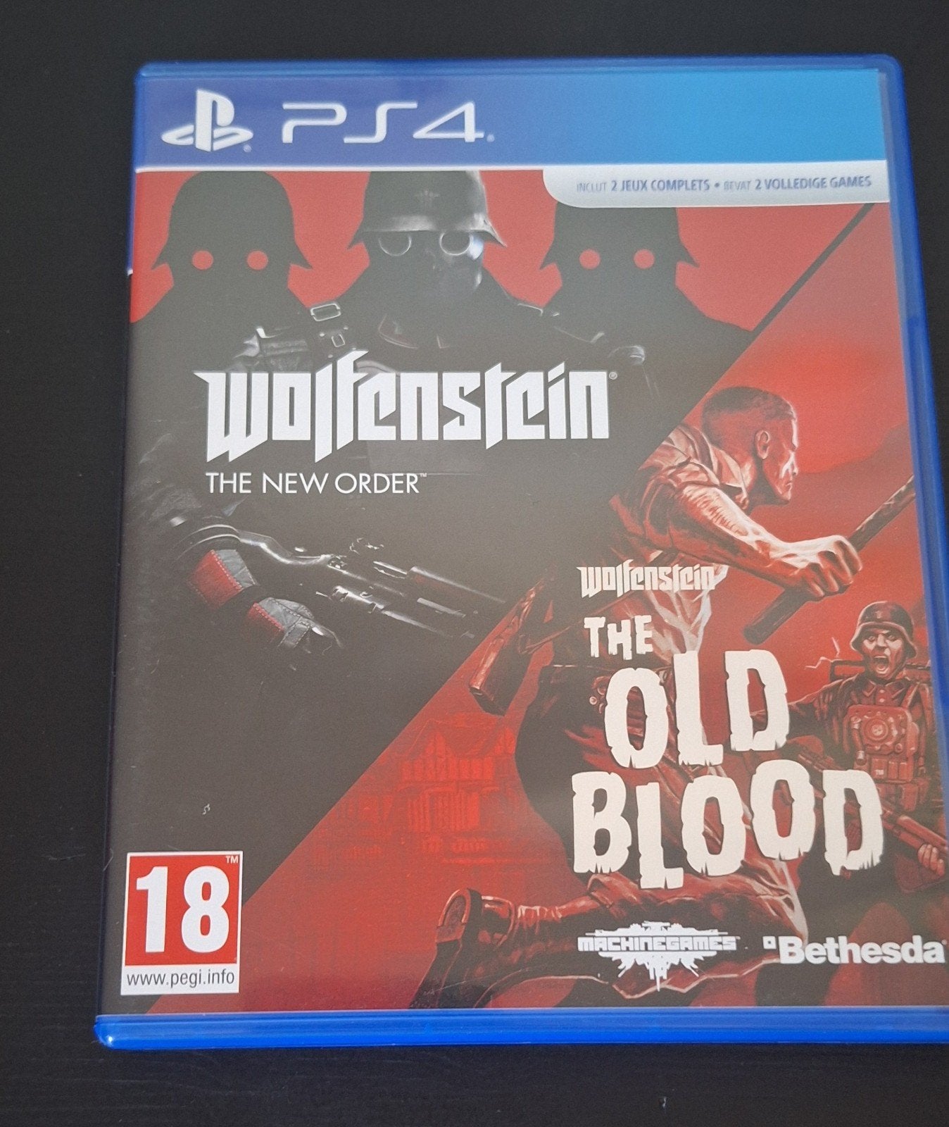 Wolfenstein: The New Order & The Old Blood PS4, Spelcomputers en Games, Vanaf 18 jaar, Shooter, 1 speler, Ophalen of Verzenden