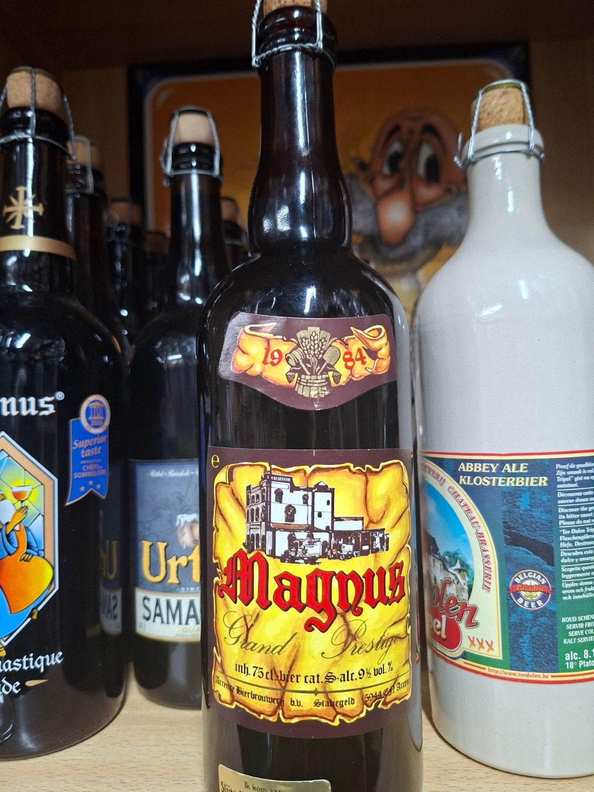 Hertog Jan Magnus Grand Prestige 1984 - Zeldzaam Bier, Ophalen of Verzenden, Nieuw, Flesje(s), Hertog Jan