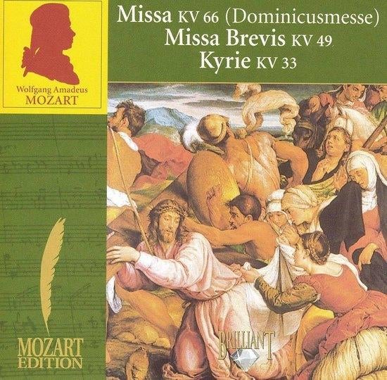 CD Mozart : Kyrie KV33 DominicusKV66 , Missa Brevis KV 49, Ophalen of Verzenden, Classicisme, Zo goed als nieuw, Vocaal