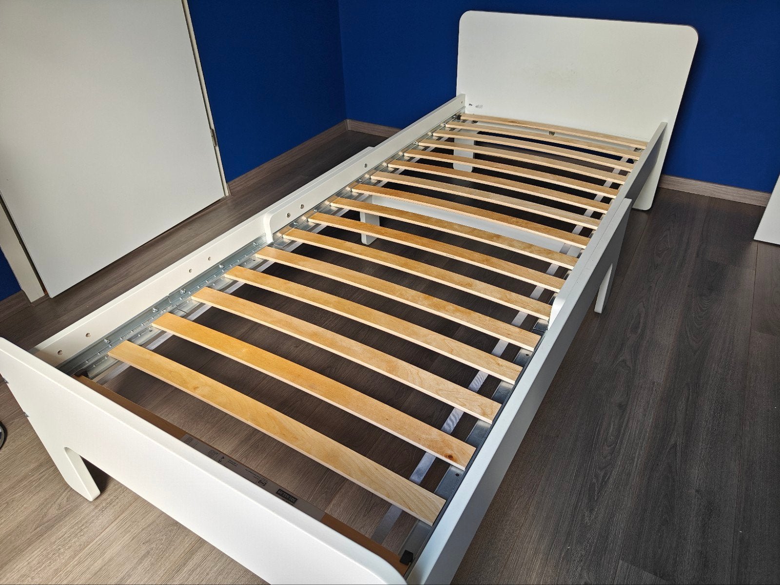 IKEA SLÄKT meegroeibed (wit), Ophalen, Zo goed als nieuw