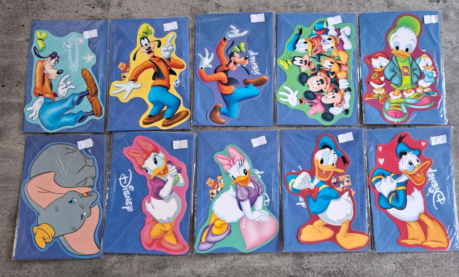 WALT DISNEY FIGUURKAARTEN 5 voor € 1.00 Nieuw, Ophalen of Verzenden, Nieuw, Overige thema's, Overige typen