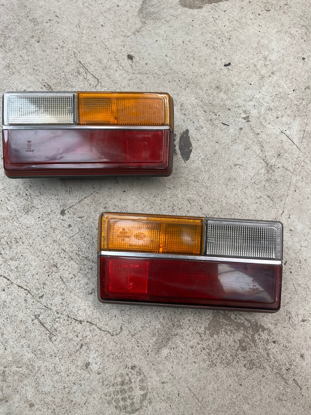 VW Derby originele achterlichten, Ophalen, Gebruikt
