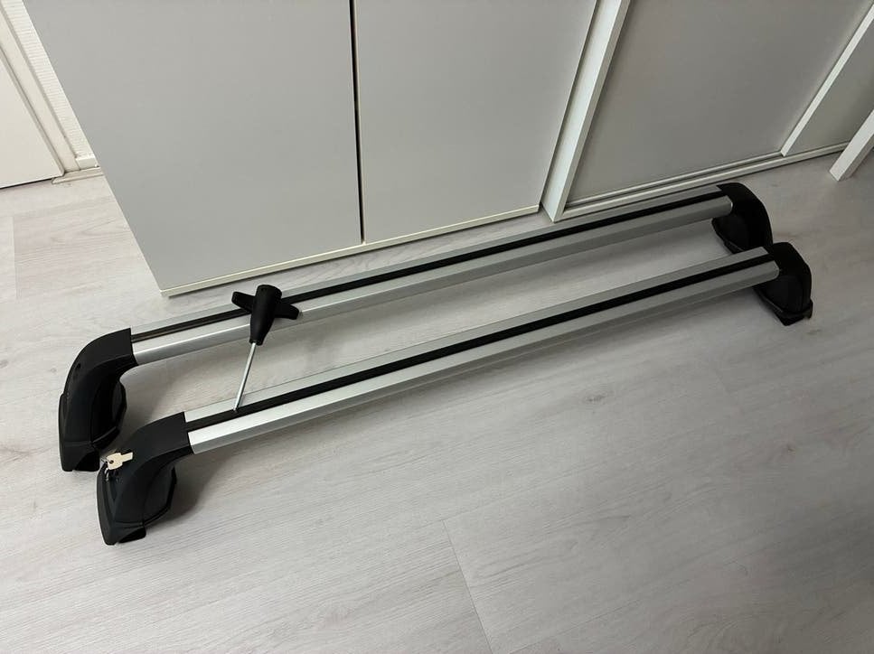Volkswagen Golf 7 OEM dakdragers met slot en sleutel, Ophalen, Gebruikt