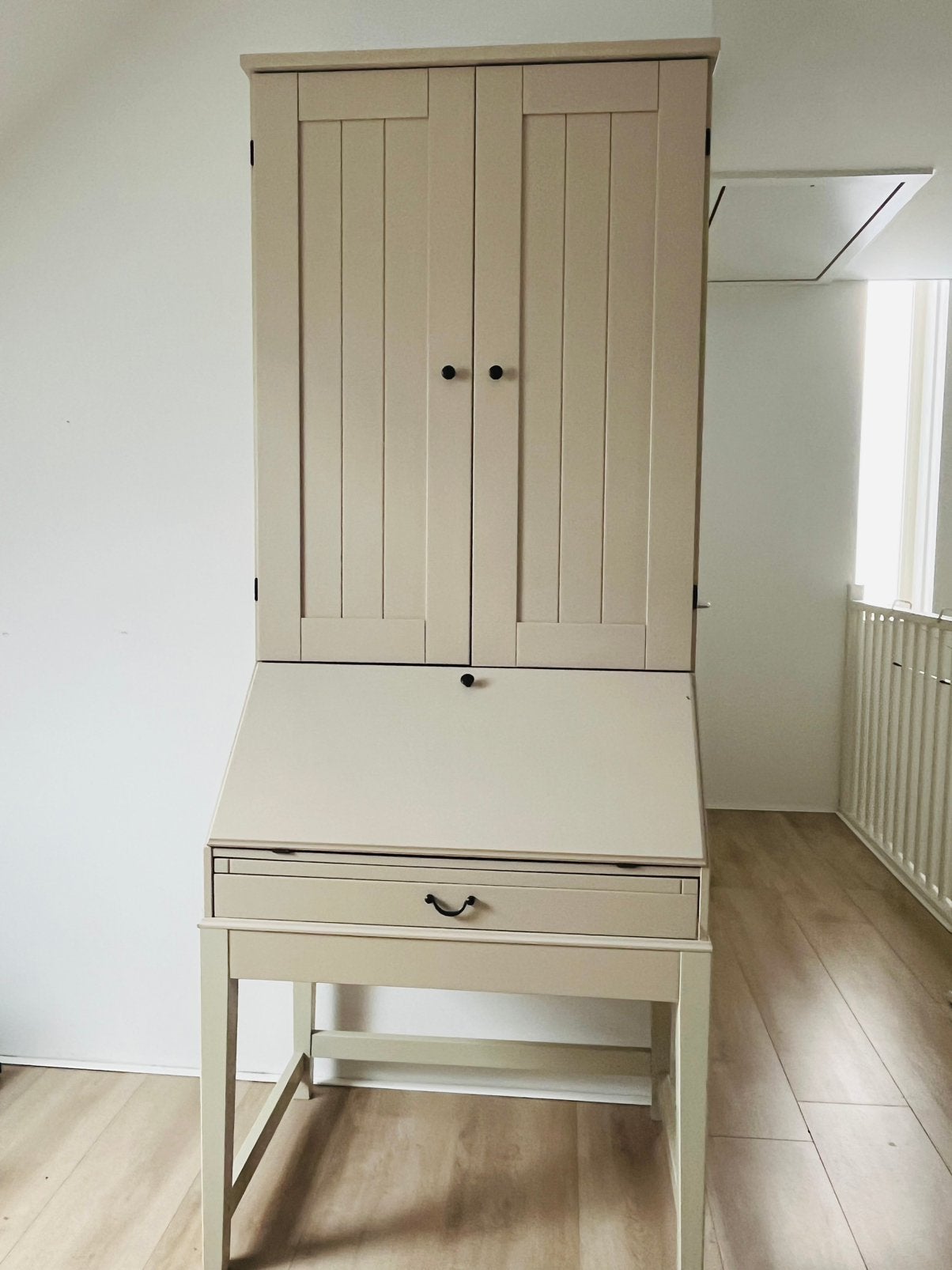 Ikea secretaire gebroken wit / computerkast, Ophalen, Zo goed als nieuw
