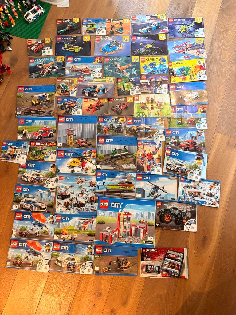 Grote partij LEGO met treinen, rails en wielen, Verzenden, Zo goed als nieuw