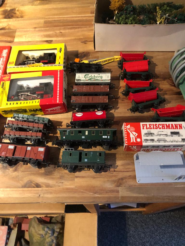 Fleischmann ho trein set, Hobby en Vrije tijd, Modeltreinen | H0, Gelijkstroom, Fleischmann, Ophalen of Verzenden, Gebruikt