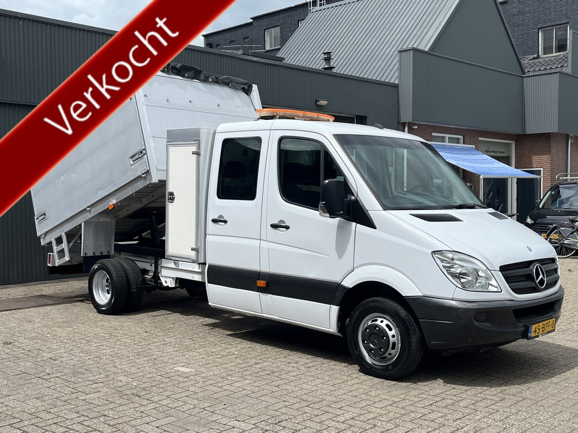 Mercedes-Benz Sprinter 513 2.2 CDI Kipper Snipperopbouw Snip, Auto's, 2965 kg, Euro 5, Stof, Gebruikt