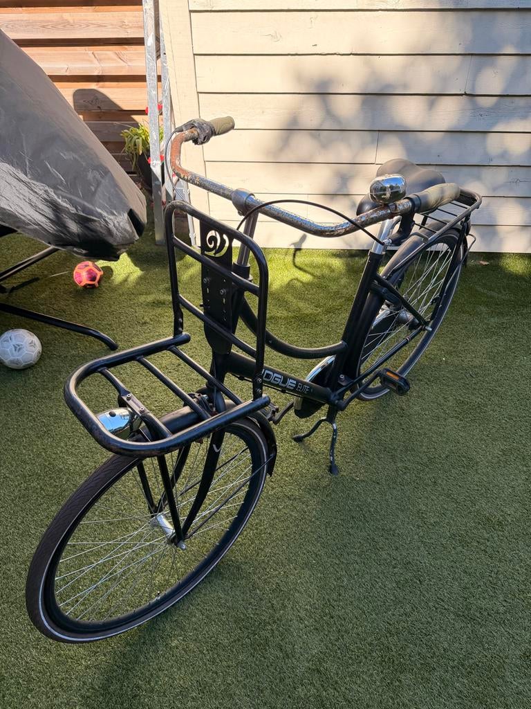 Vogue Elite Transportfiets Dames - Zwart, Overige merken, Terugtraprem, Gebruikt, Ophalen of Verzenden