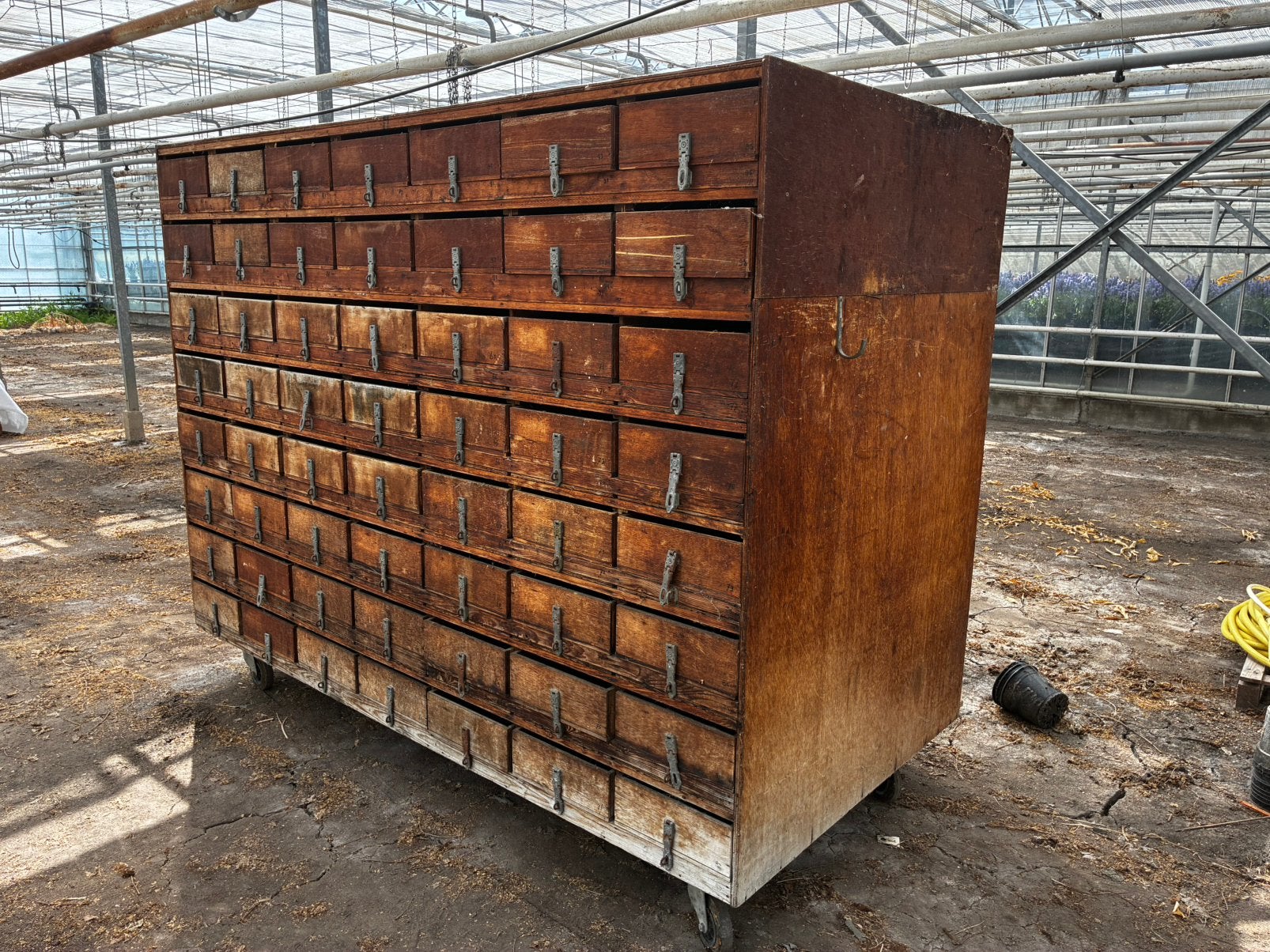 Droogkast met lades, mobiel, Ophalen, 1 tot 5 ha, Tuinbouwbedrijf