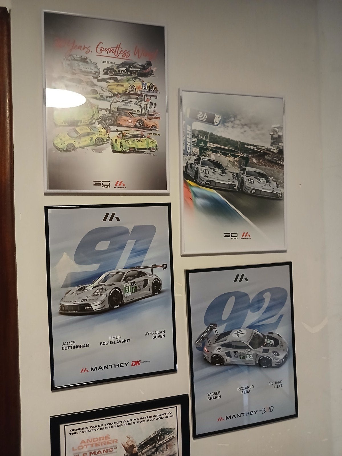Porsche posters manthey  24h le mans2026, Ophalen of Verzenden