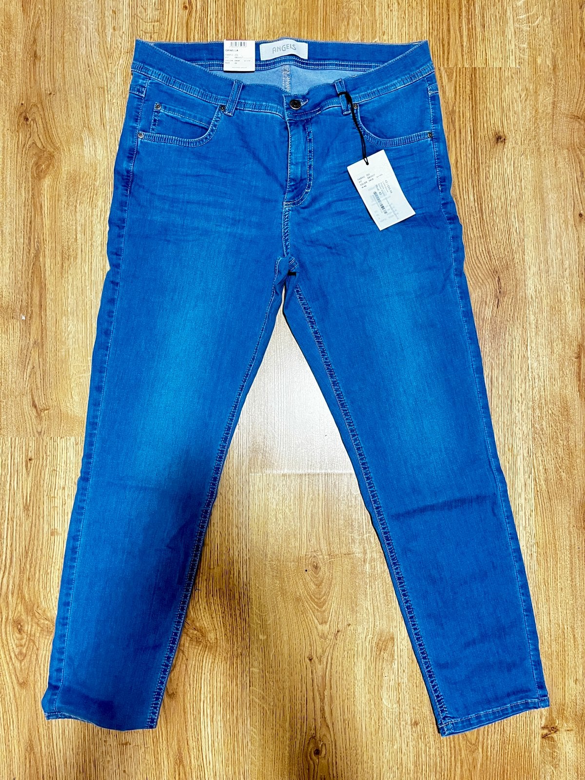 Sppjkerbroek gloednieuw merk Angels, Ophalen, Zo goed als nieuw, Blauw, W33 - W36 (confectie 42/44)