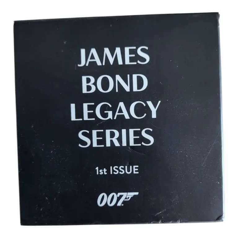 Tuvalu 1 ounce – 1 Dollar 2021 gekleurd James Bond, Ophalen of Verzenden, Zilver