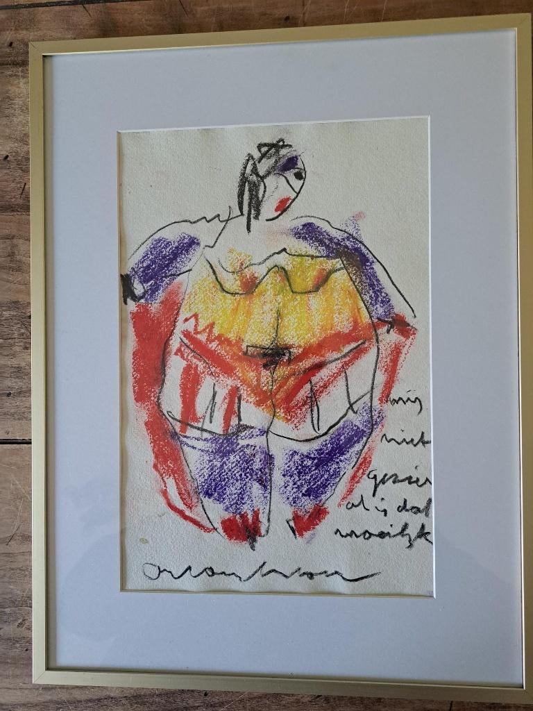 Anton Heyboer.....Danseres, Antiek en Kunst, Ophalen of Verzenden
