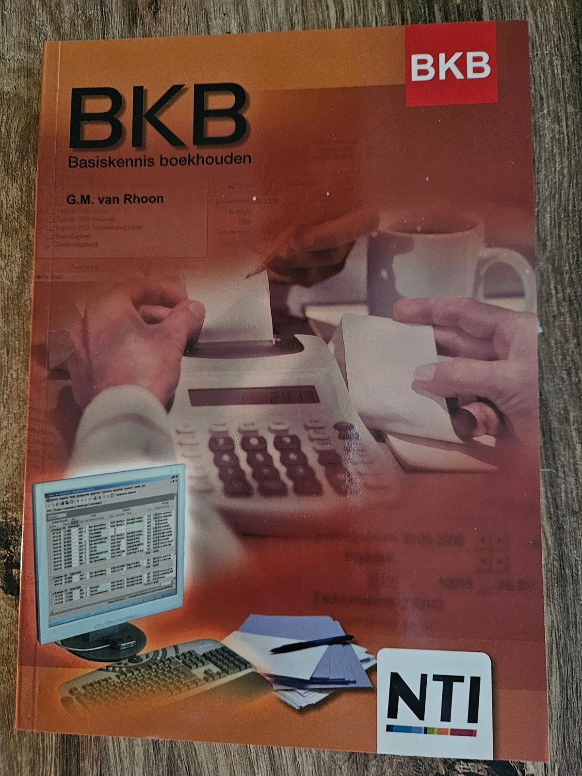 BKB Basiskennis Boekhouden - G.M. van Rhoon, Ophalen, G.M. van Rhoon, Zo goed als nieuw, MBO