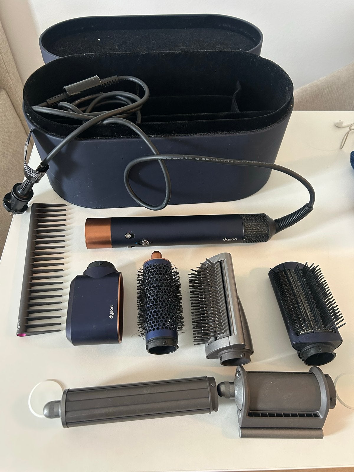Dyson Föhn Set met 6 Opzetstukken en Bewaardoos, Witgoed en Apparatuur, Persoonlijke-verzorgingsapparatuur, Ophalen of Verzenden