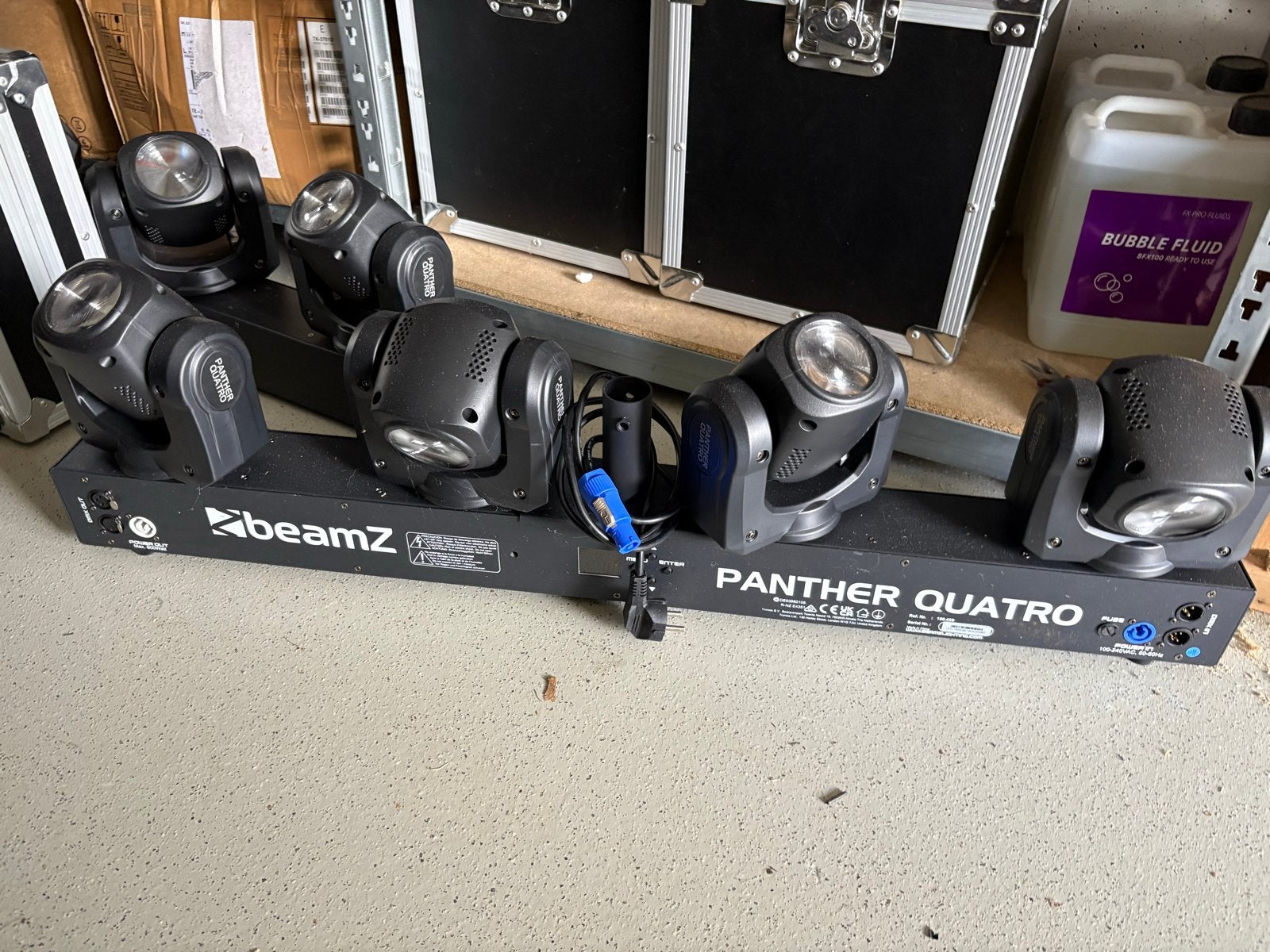 BeamZ Panther Quattro LED Moving Head Bar, Ophalen of Verzenden, Gebruikt, Licht, Kleur