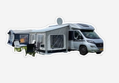 Thule Omnistor Tent voor Luifel 5003/5200 450x250, Caravans en Kamperen, Caravan accessoires, Gebruikt, Ophalen
