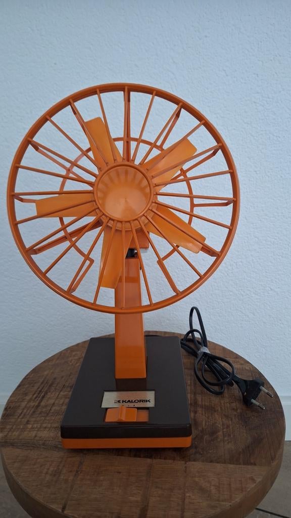 Vintage Kalorik Tafelventilator - Fraai en Werkend!, Ophalen of Verzenden, Tafelventilator