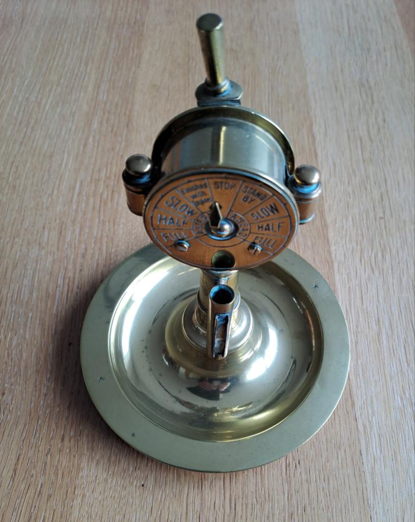 Telegraaf (miniatuur) van koper, Ophalen of Verzenden, Zo goed als nieuw
